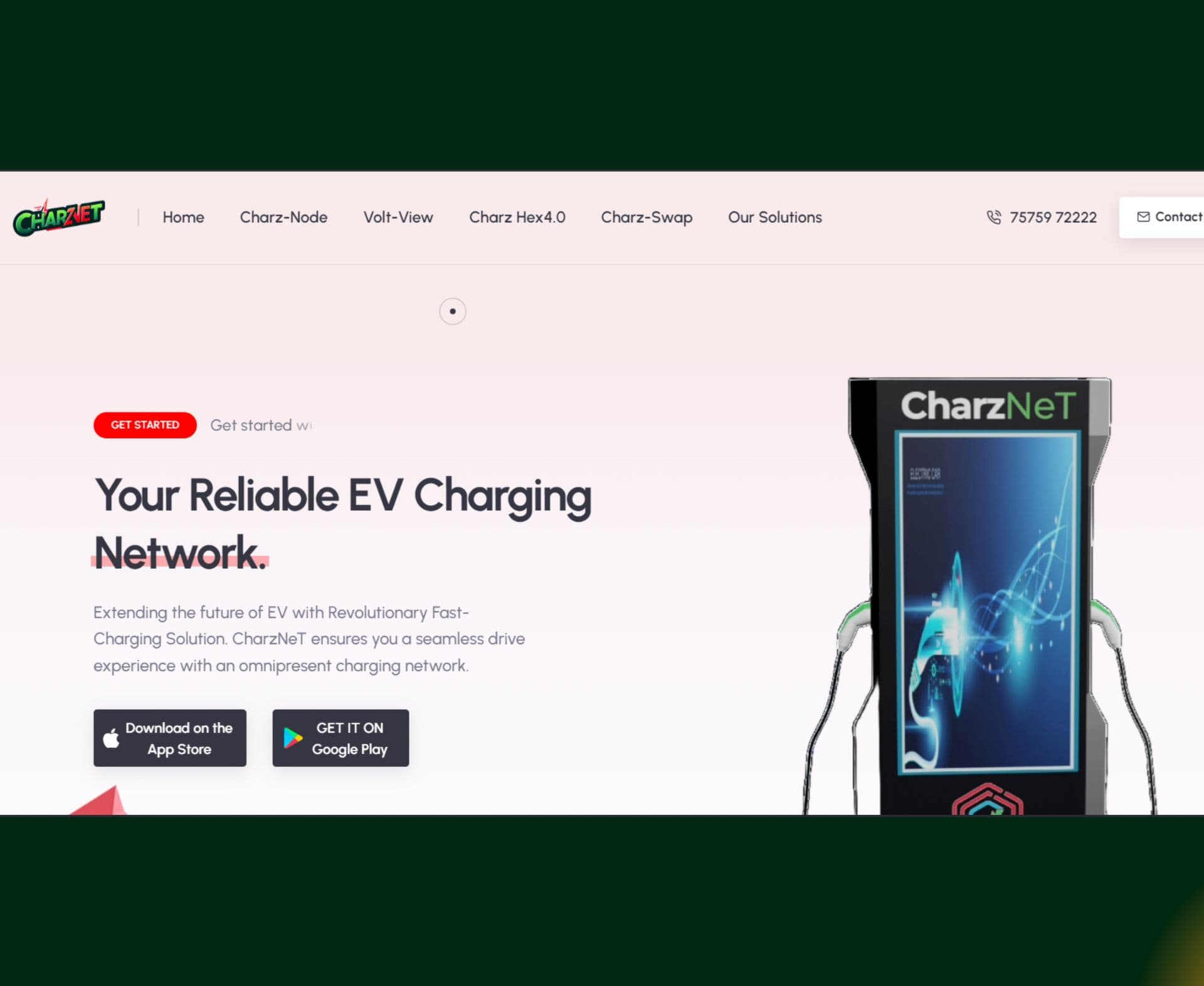 Charznet: CSMS & Website screenshot